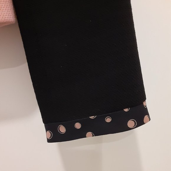 NIPON BOUTIQUE black cropped blazer/jacket w/ pink details (4) - Picture 4 of 9